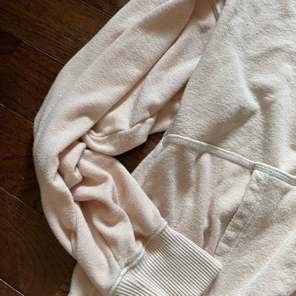We The Free Lace-Up Hoodie in Light Pink - Picture 5 of 7